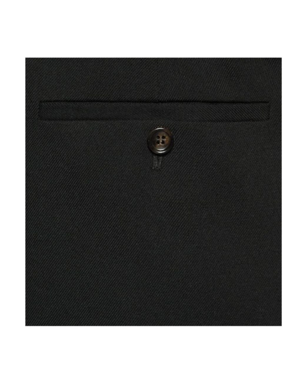 Gucci Black Gathered Elastic Waist Tailored Trousers
