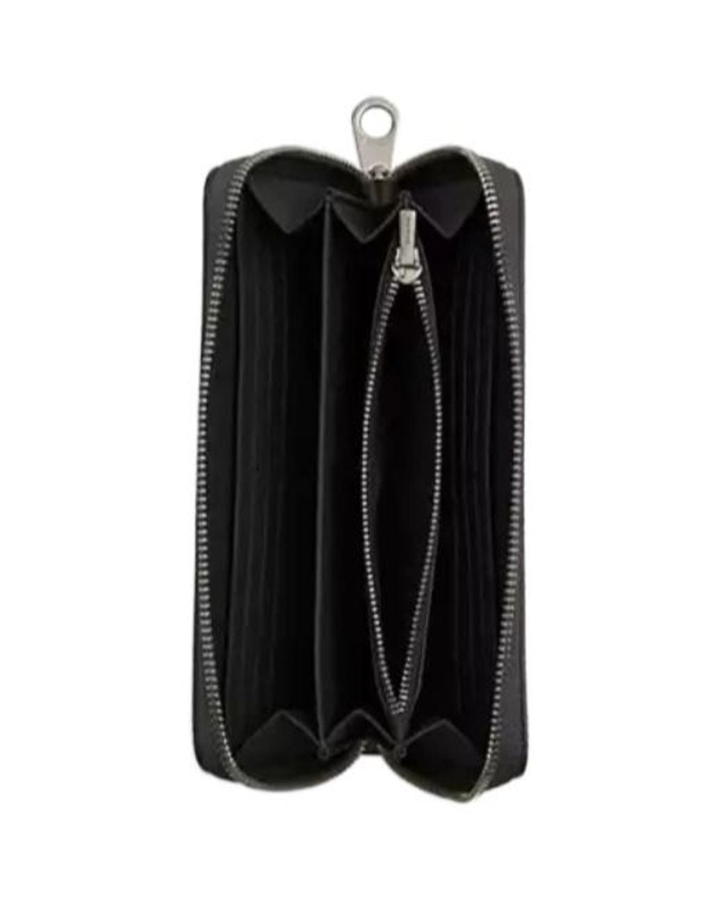 COACH Black Long Zip-Around Wallet