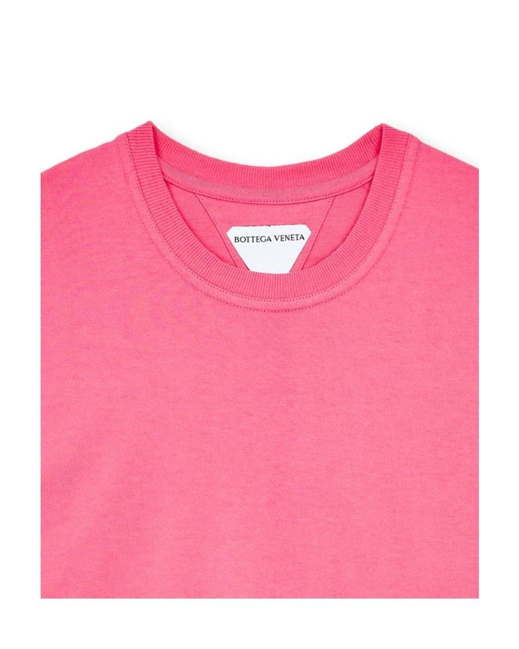 Bottega Veneta Pink Crewneck T-Shirt