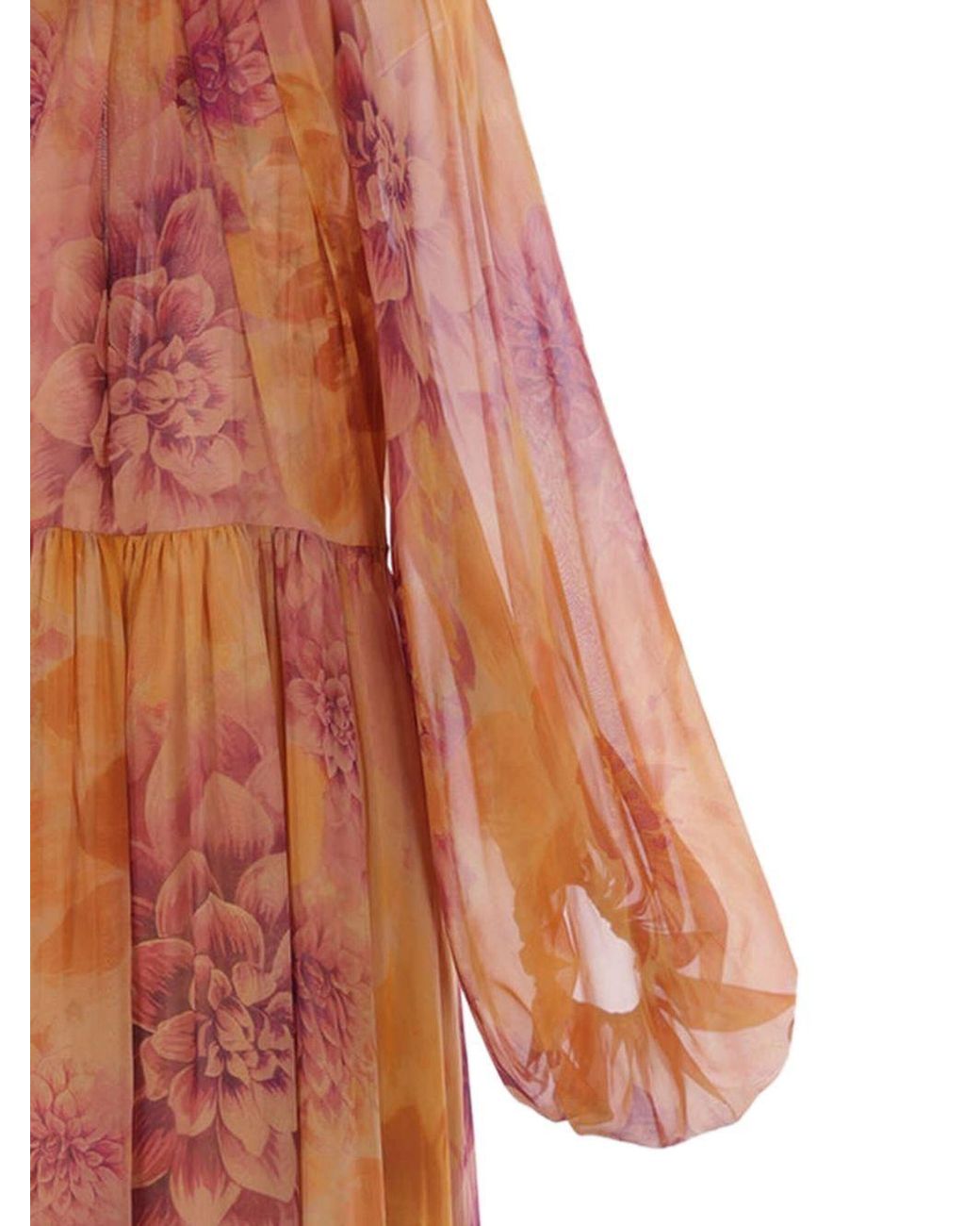 Céline Orange Caftan Dress