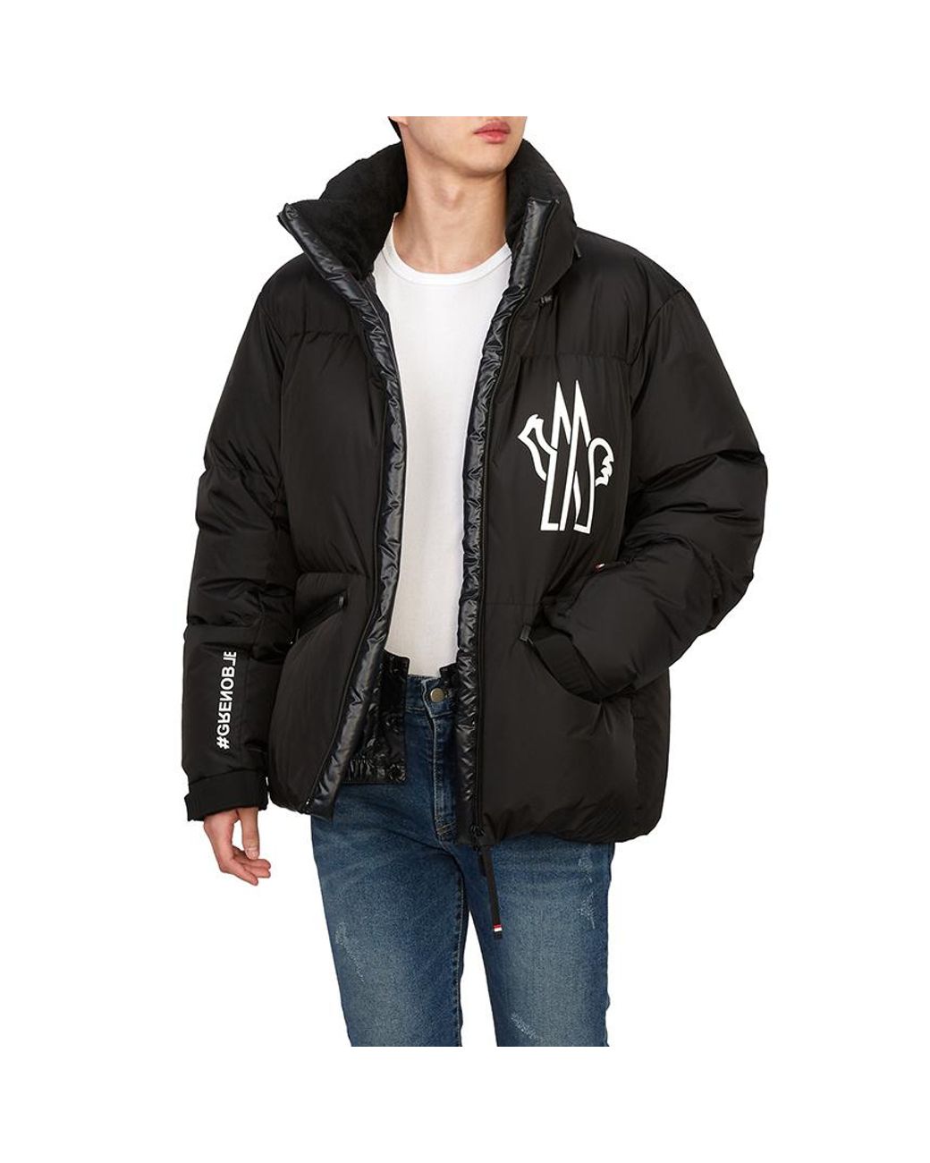Moncler Black Verdons Short Down Jacket for men