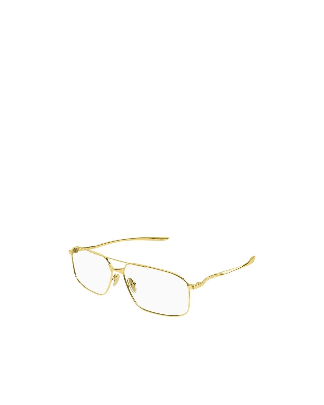 Balenciaga White Eyewear Pilot Frame Glasses for men