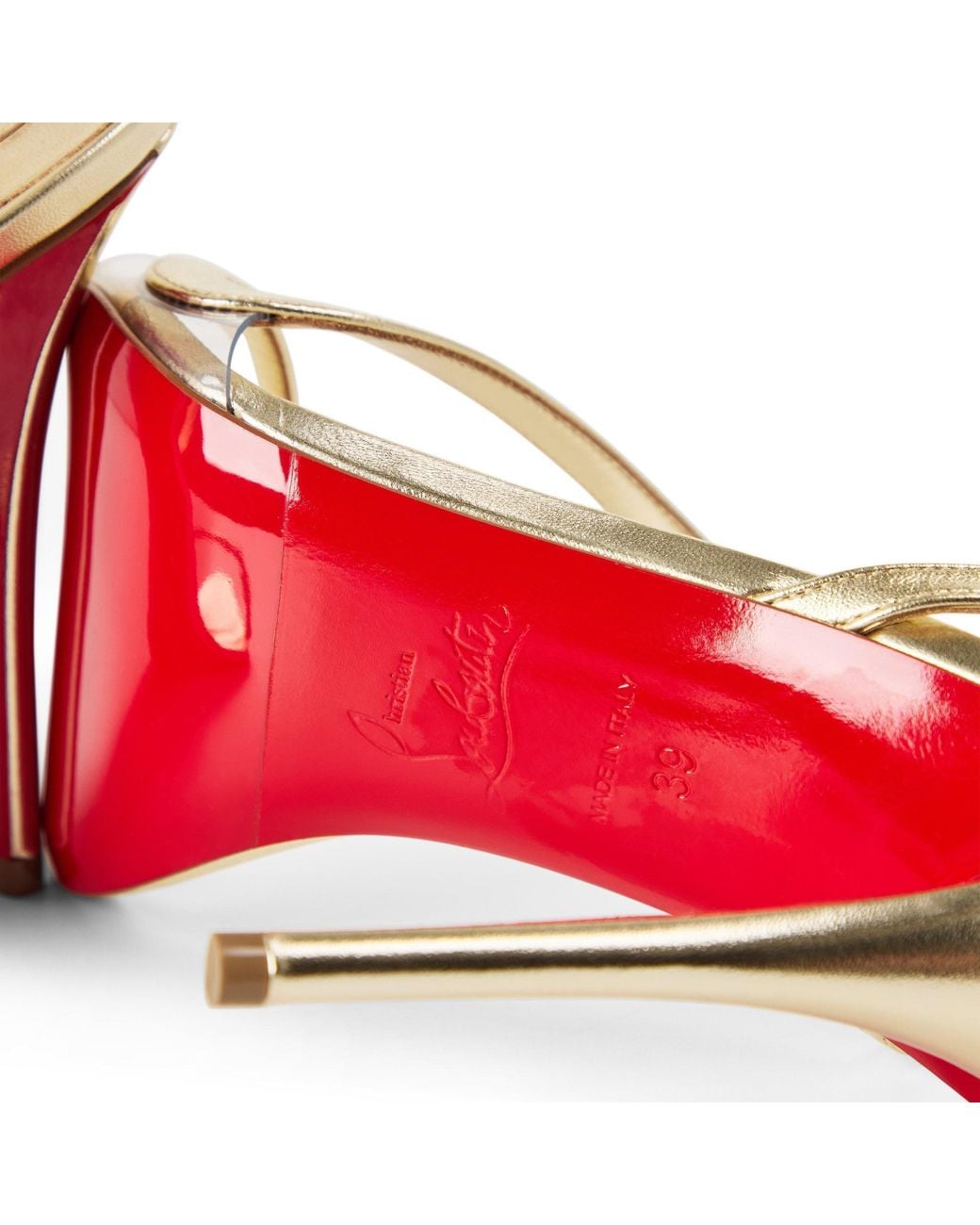 Christian Louboutin Metallic Chr Rosa Z 100 Ld64