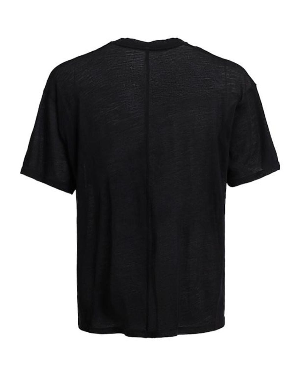 The Row Black Niels Wool Cashmere T-Shirt for men