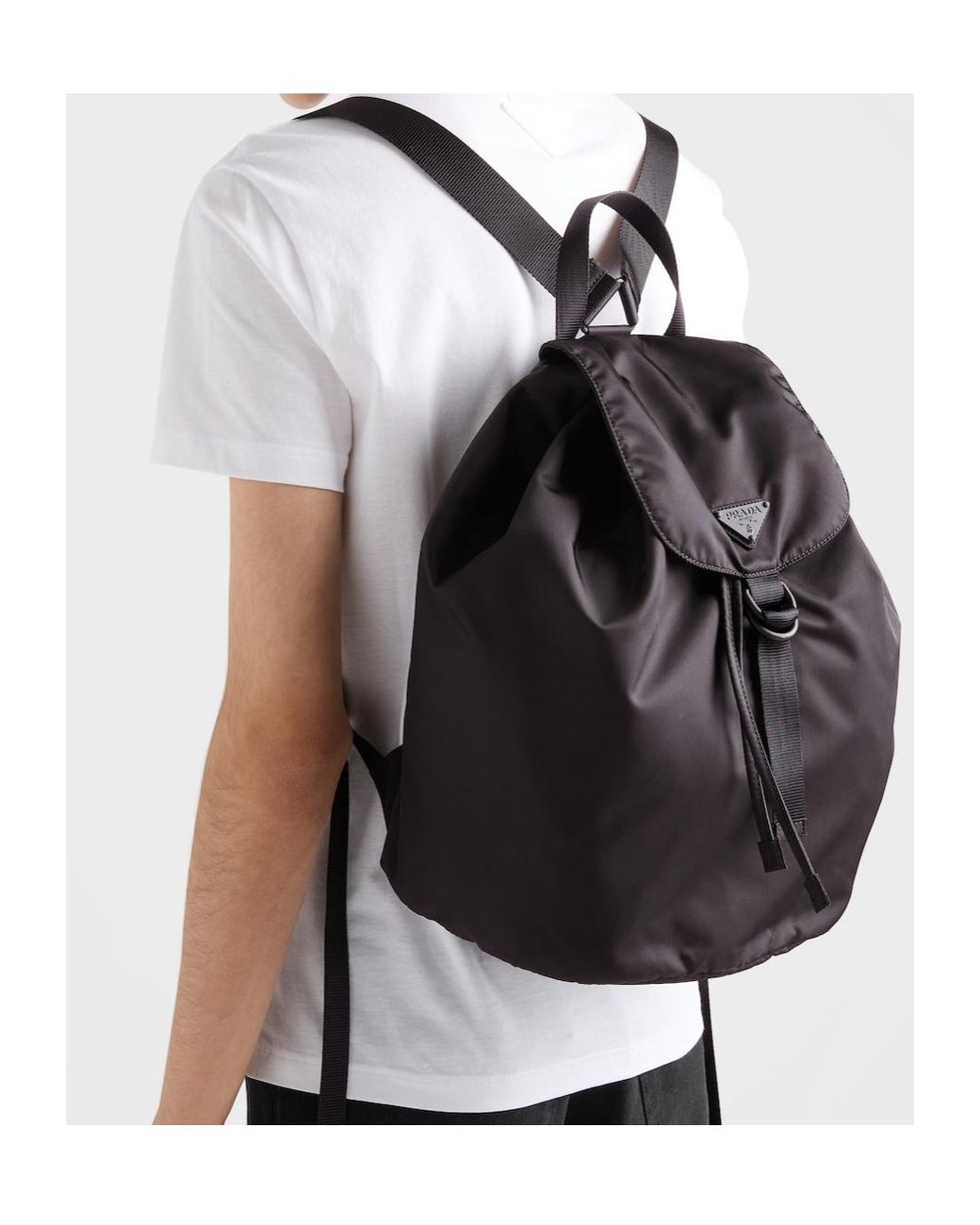Prada Blue Re-Nylon Backpack