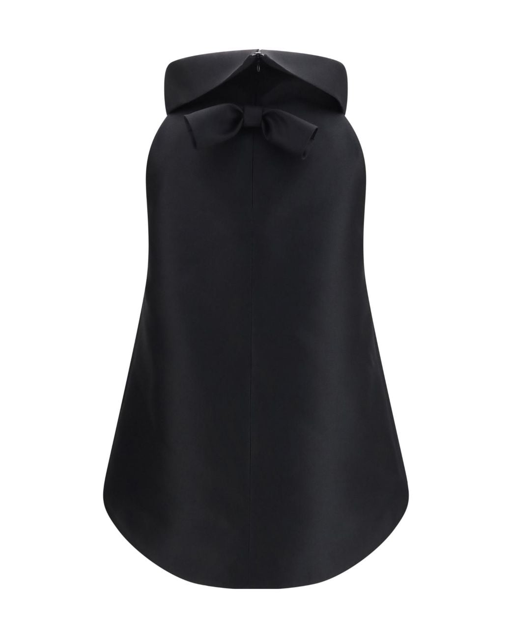Balenciaga Black High Collar Top