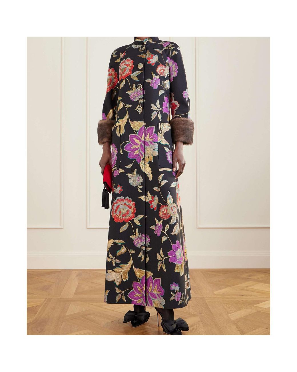 Valentino Embroidered Coat
