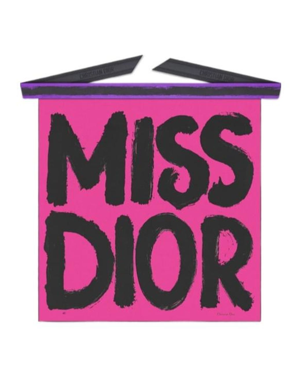 【可愛い/ロゴ♪】Miss Dior Graffiti ベルト Miss Dior Graffiti Belt Black