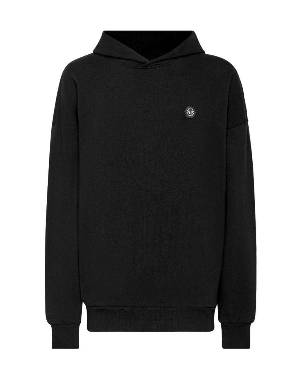 Philipp Plein Black Long-Sleeve Pullover Sweatshirt for men