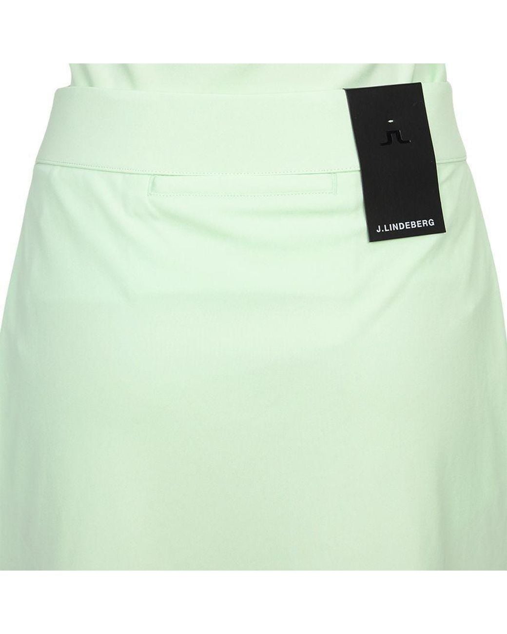 J.Lindeberg Green Pleated Midi Skirt
