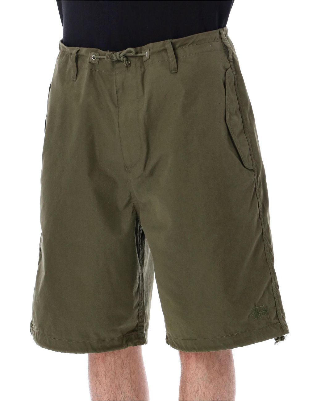Stussy Green Belt Loop Shorts for men
