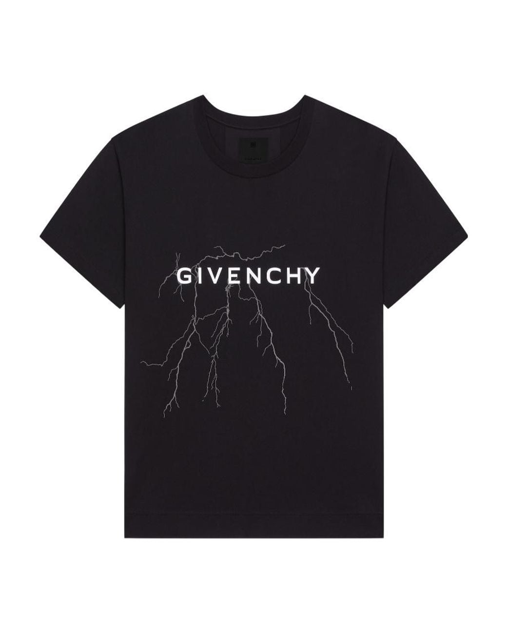 Givenchy Black Boxy Fit Crewneck T-Shirt for men