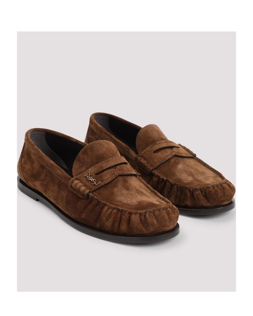 Saint Laurent Brown Loafers