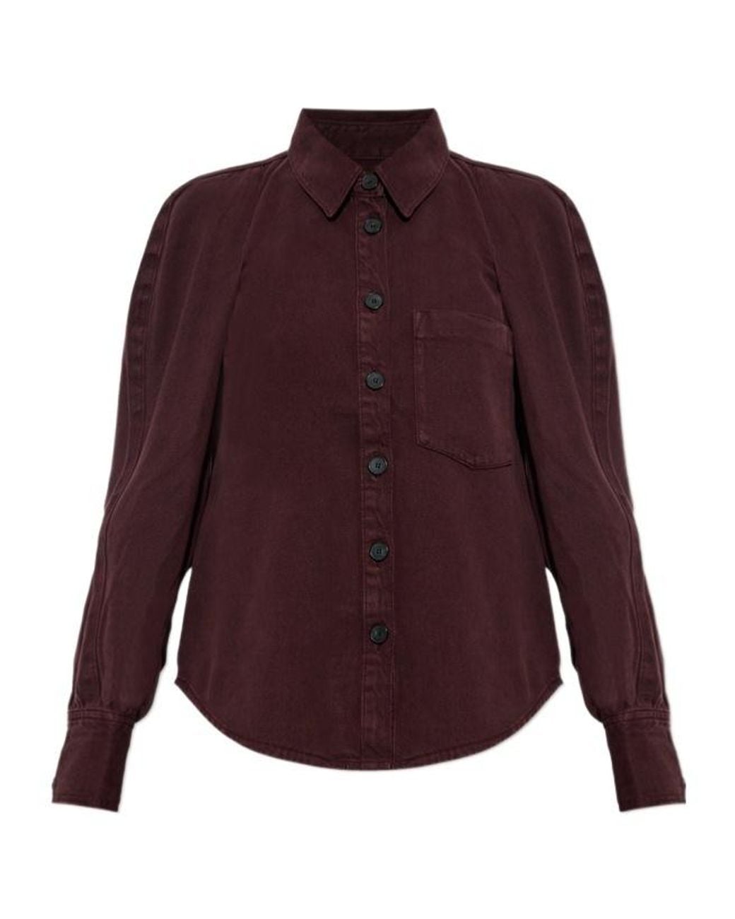 IRO Purple Long-Sleeved Shirt