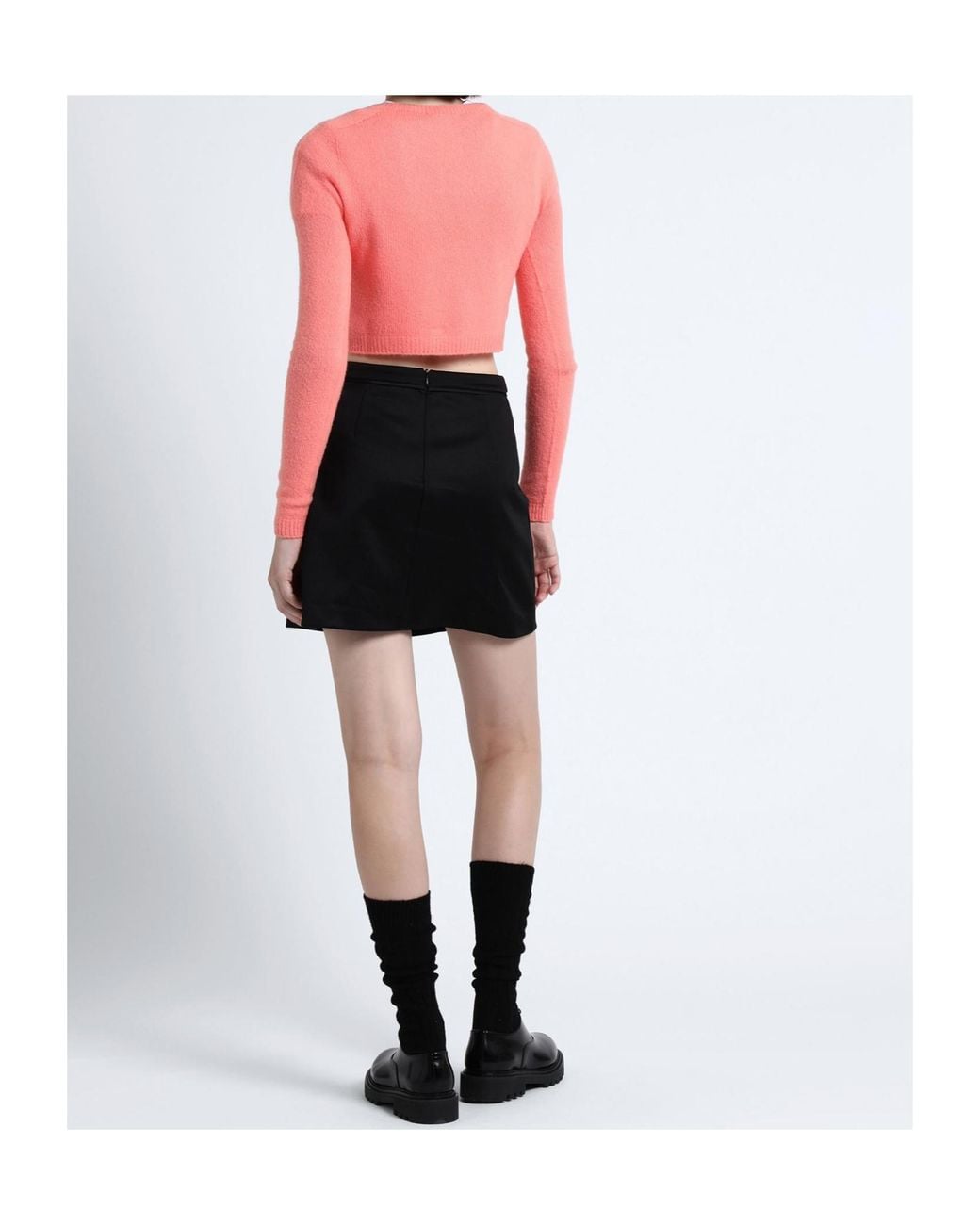 MAX&Co. Pink Long-Sleeved Crew Neck Knit Sweater