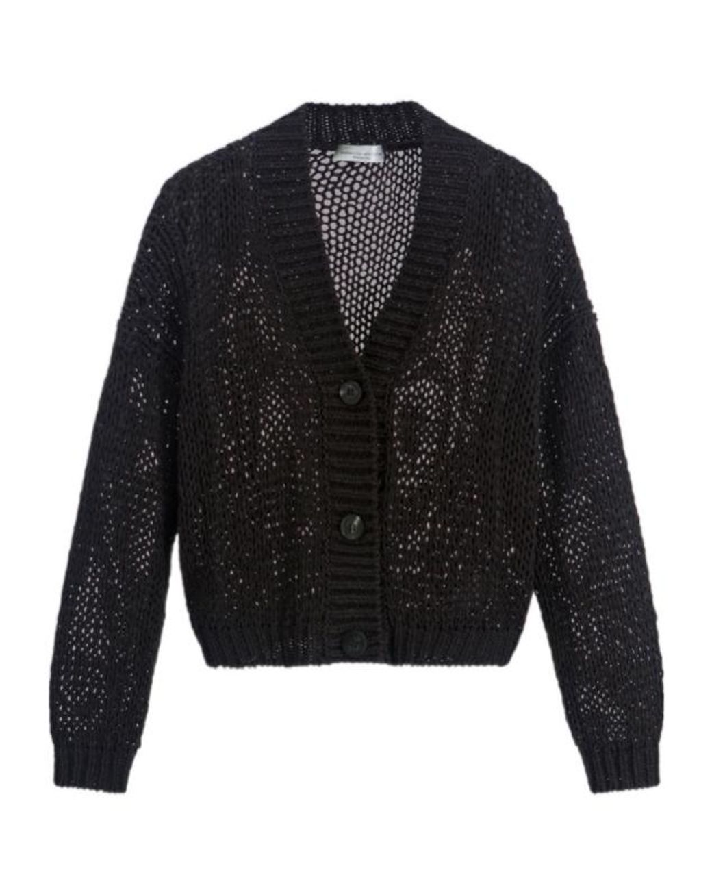 Roberto Collina Black Button-Fastening Cardigan