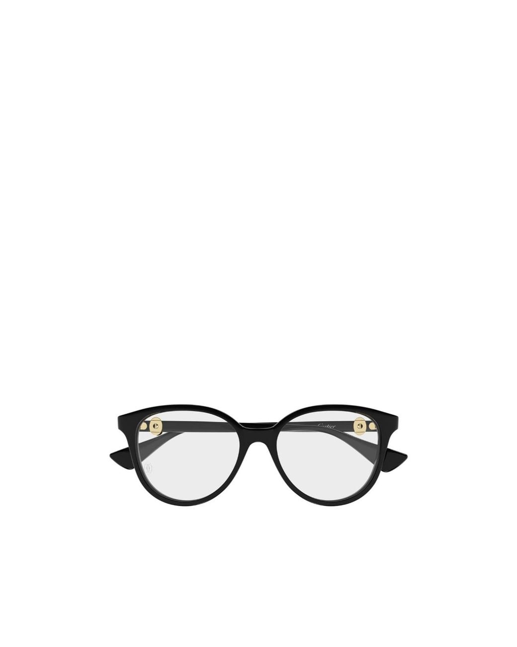 Cartier White Square Frame Glasses