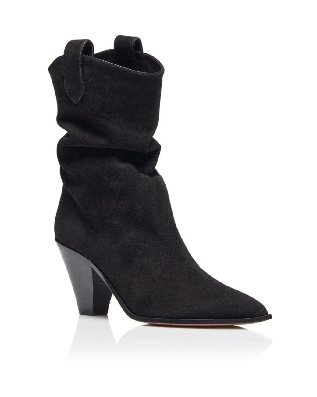 Aquazzura Black Saint Honore' Bootie 70