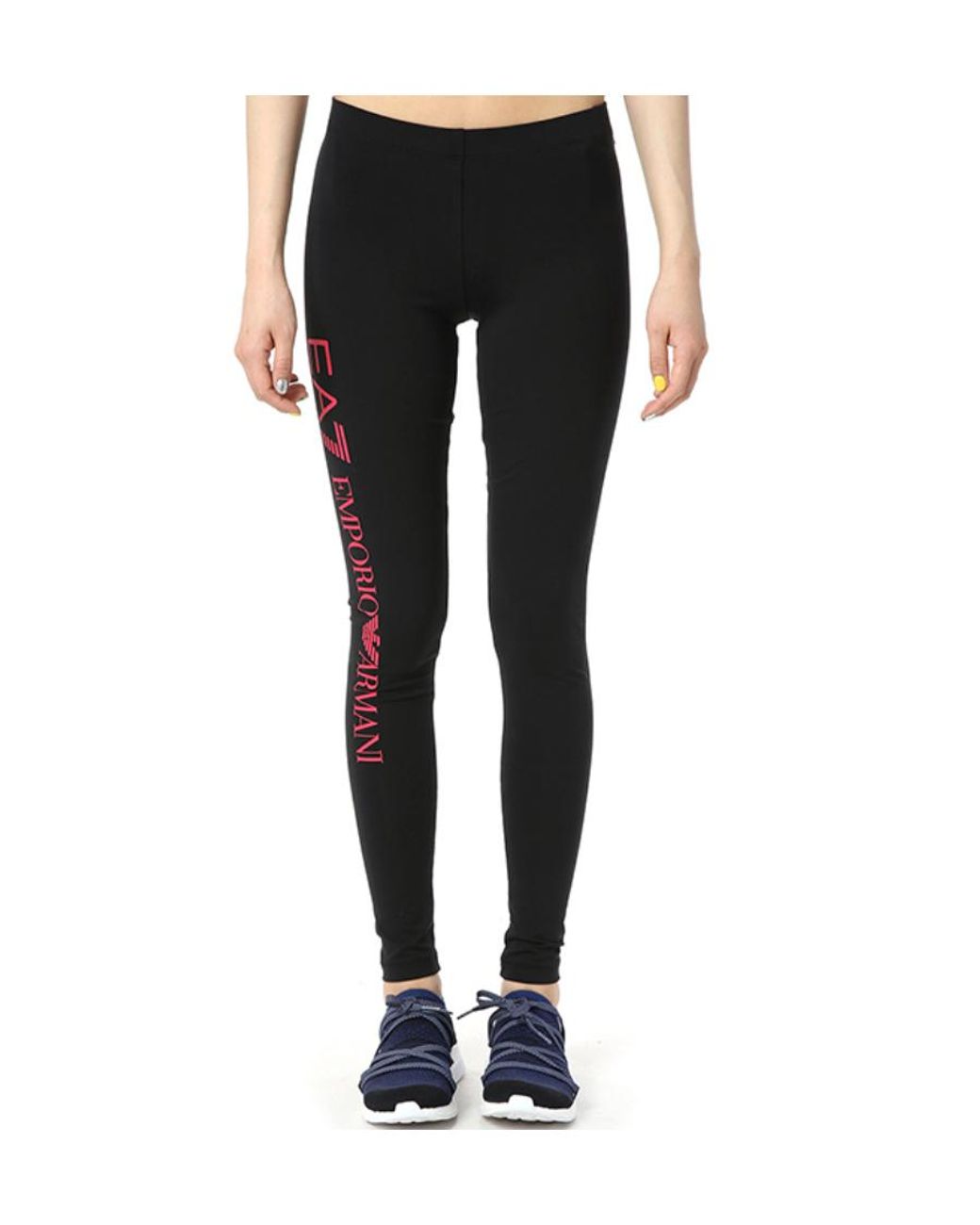 EA7 Black Logo Details Leggings