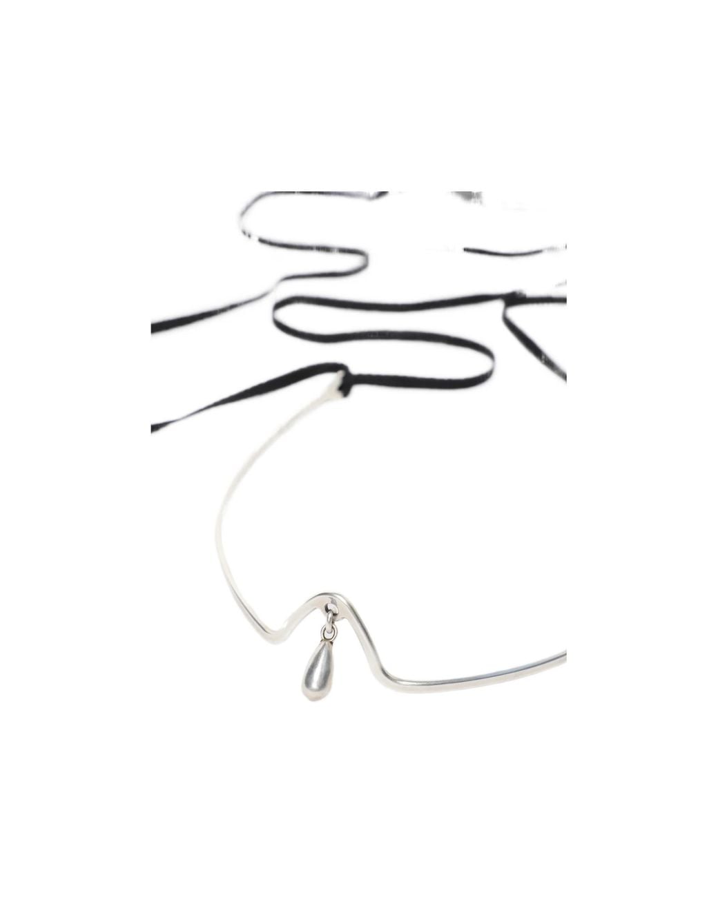 Ann Demeulemeester White Kitta Diadem Headband