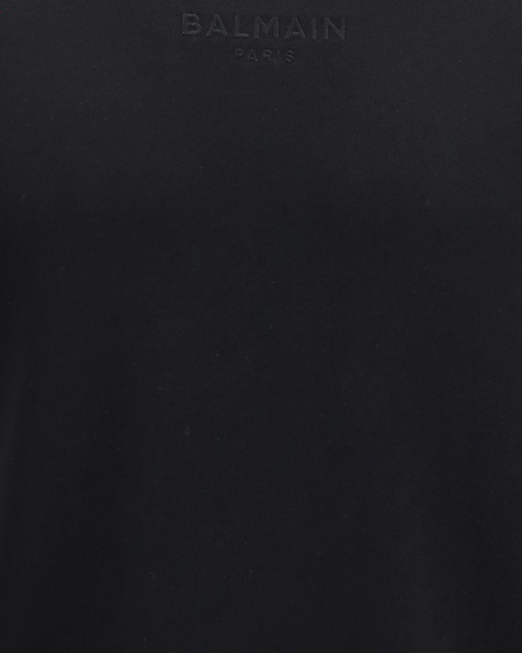Balmain Blue Embroidered Logo Crewneck Sweatshirt for men