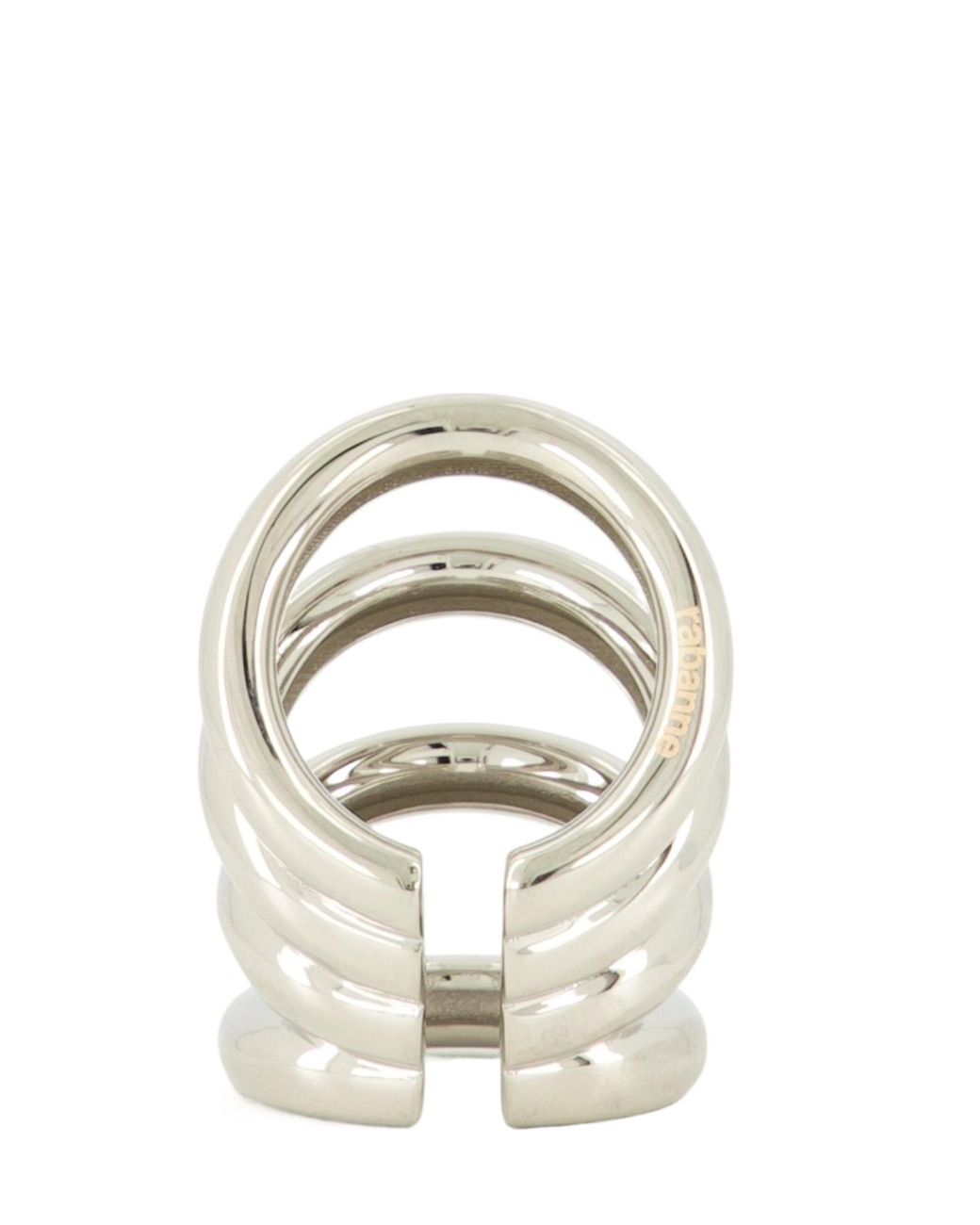 Rabanne White Rabanne Punk Multi-Hoop Earrings