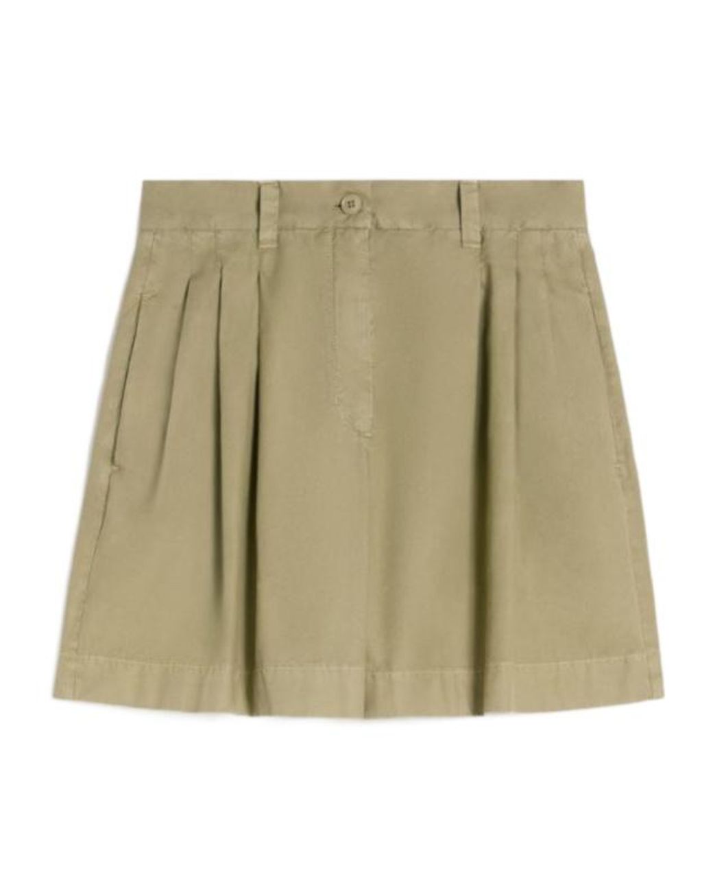 Weekend by Maxmara Natural Armonia Pleated Shorts