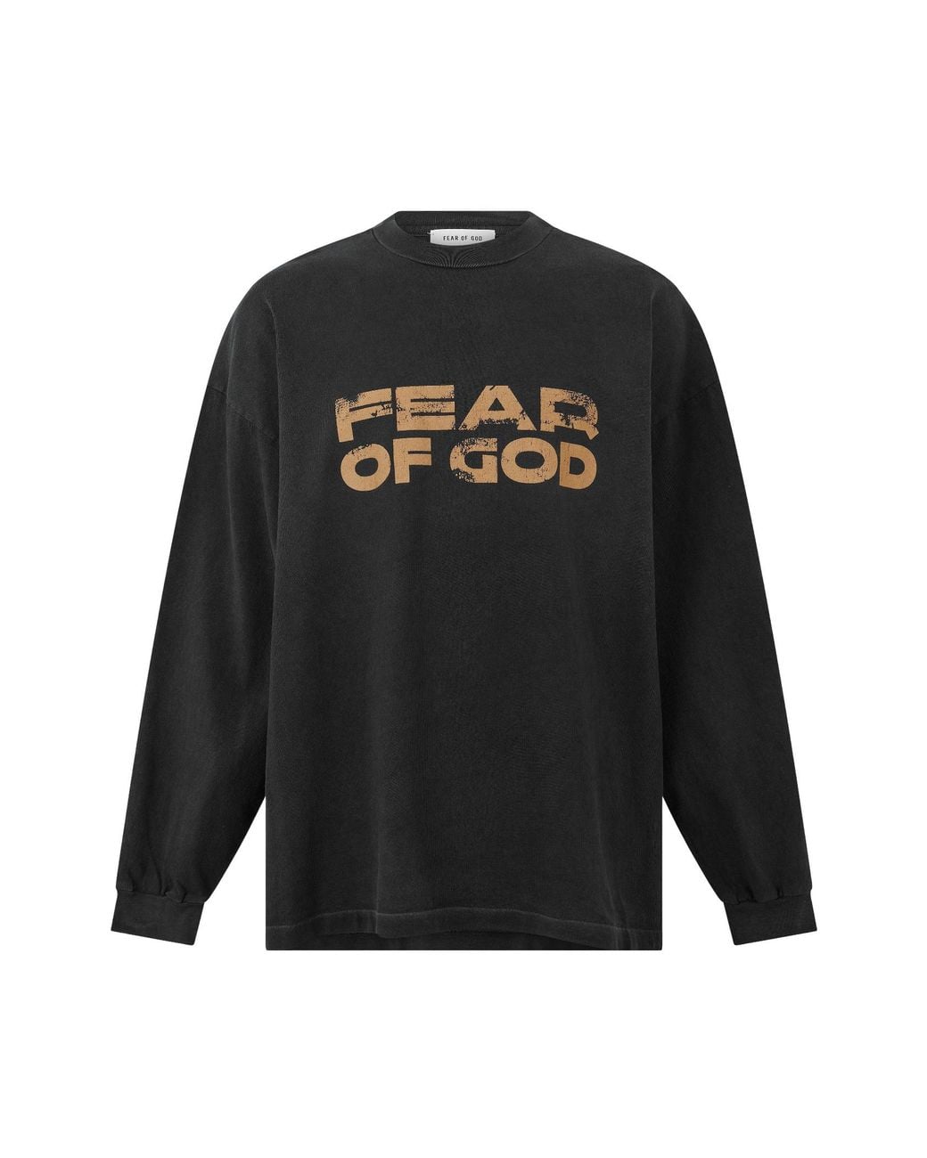 Fear Of God Black Long-Sleeve T-Shirt for men