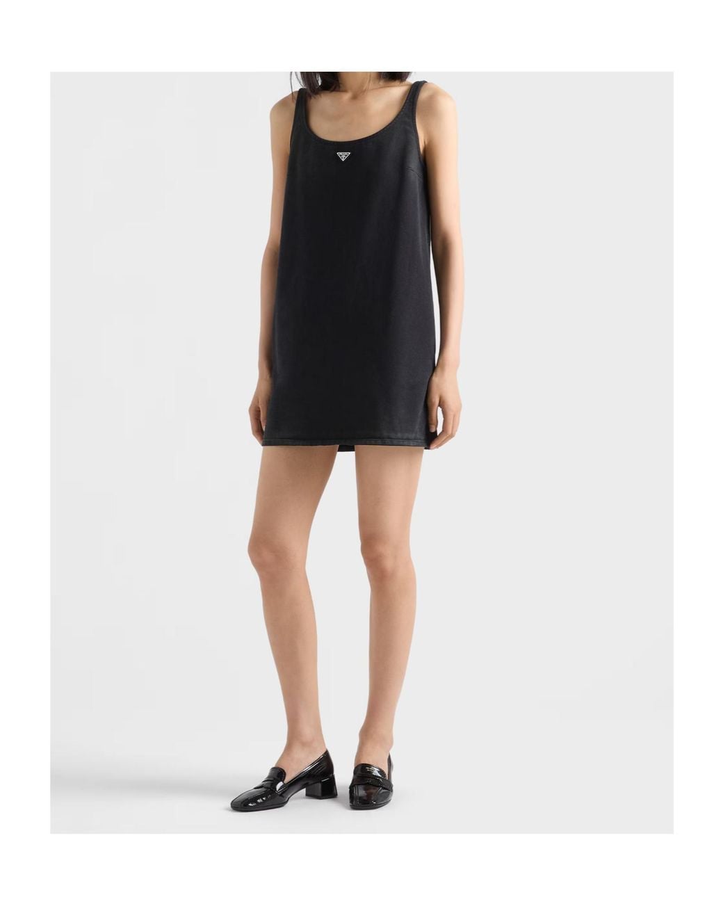Prada Black Denim Mini-Dress