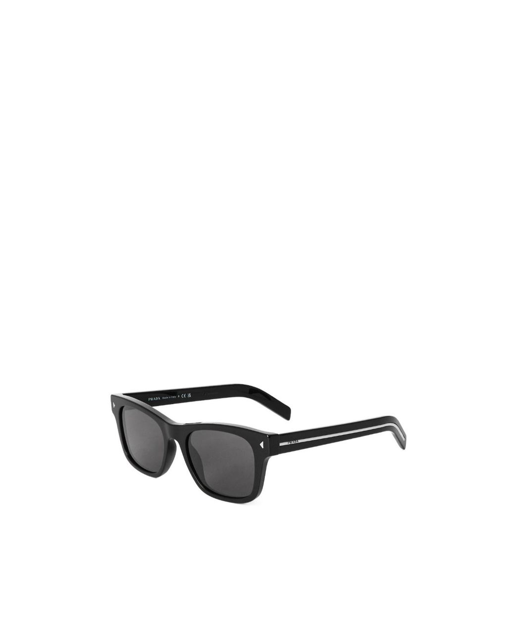 Prada Metallic Acetate Square Sunglasses for men