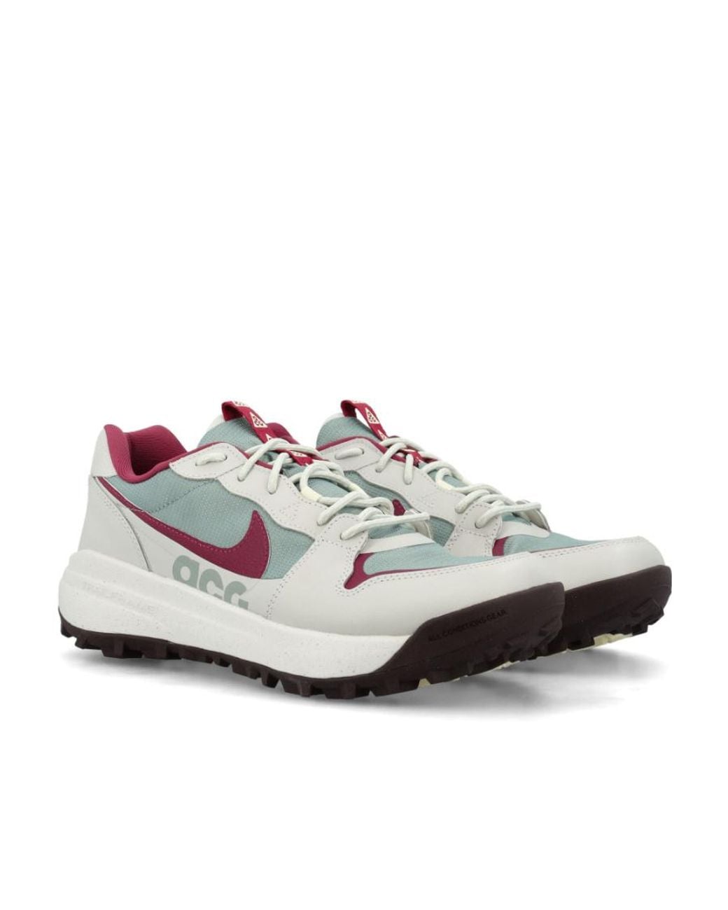 Nike White Acg Lowcate Lace-Up Sneakers for men