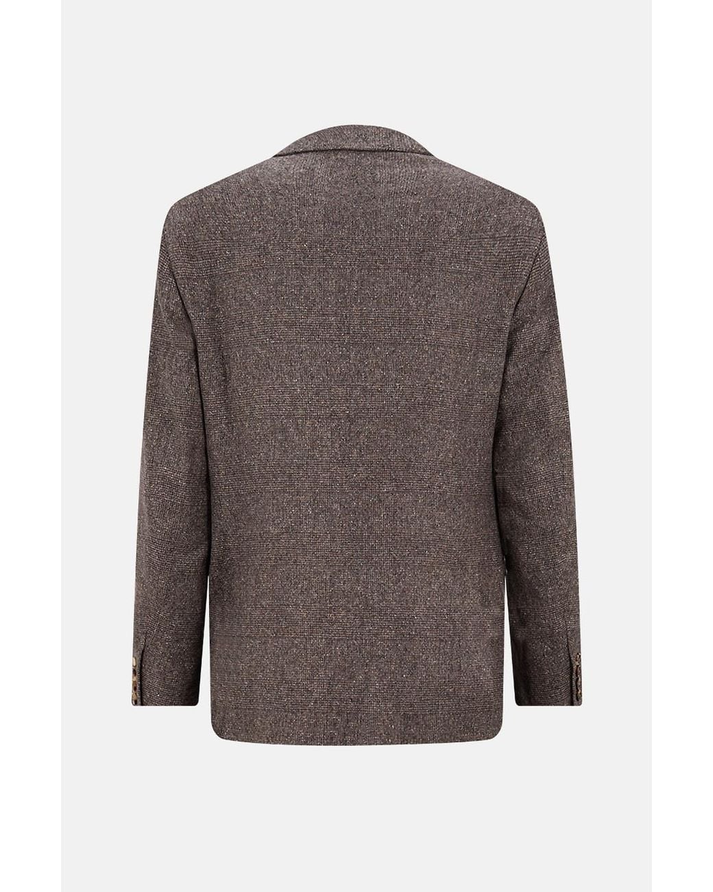 Brunello Cucinelli Brown Pocket Two-Button Suit for men