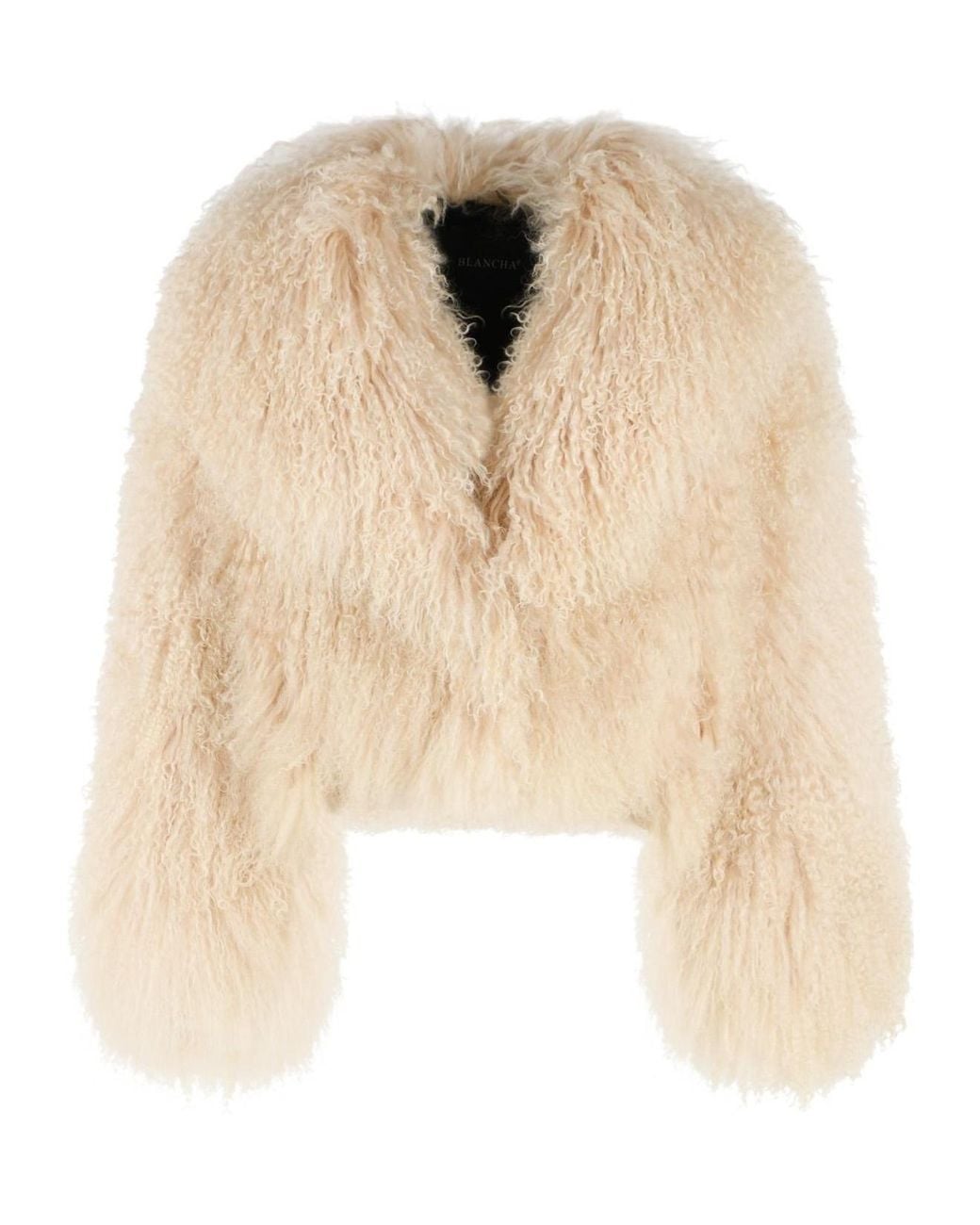 Blancha Natural Cropped Jacket
