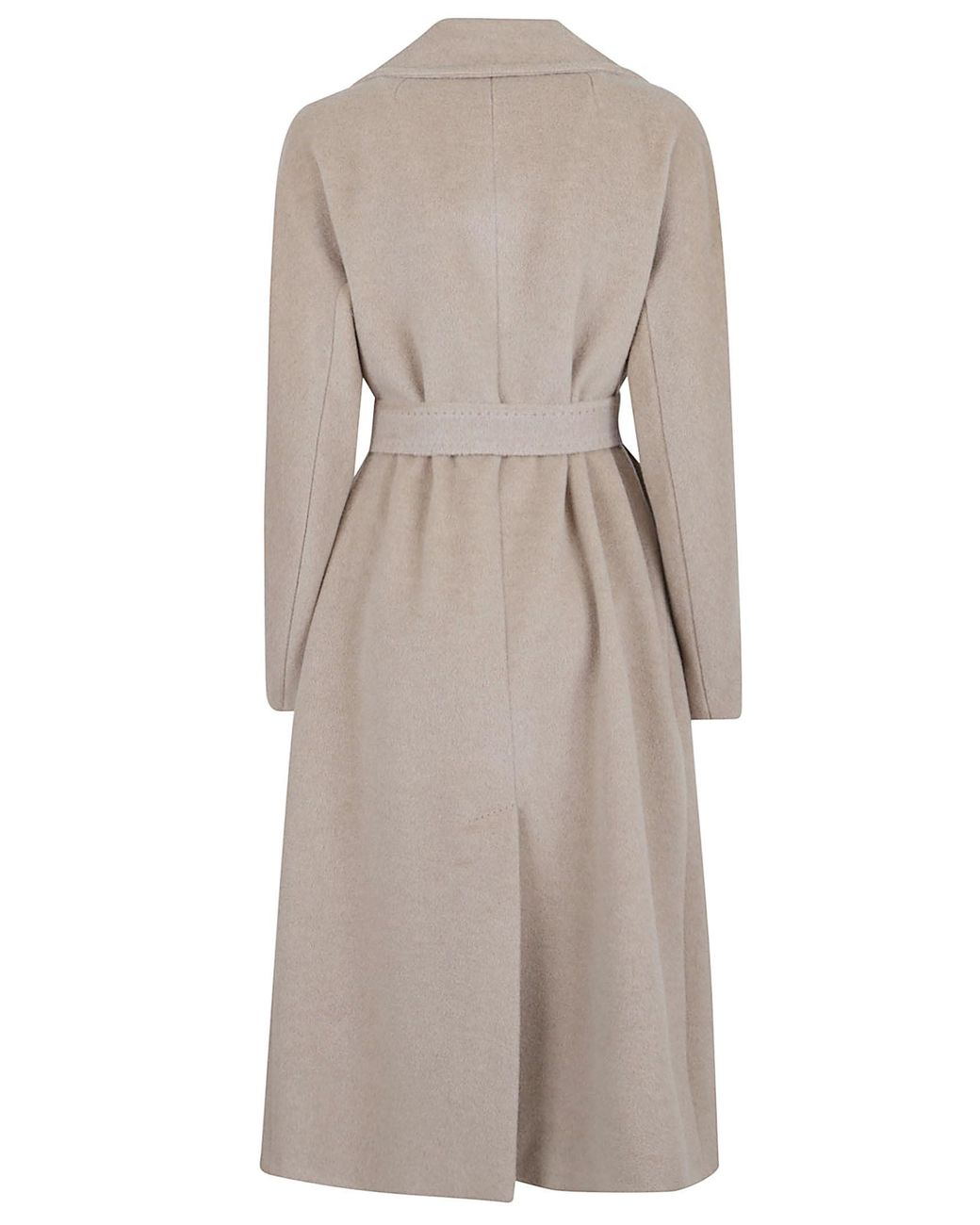 Weekend by Maxmara Natural Tempera Belted Long-Sleeved Coat