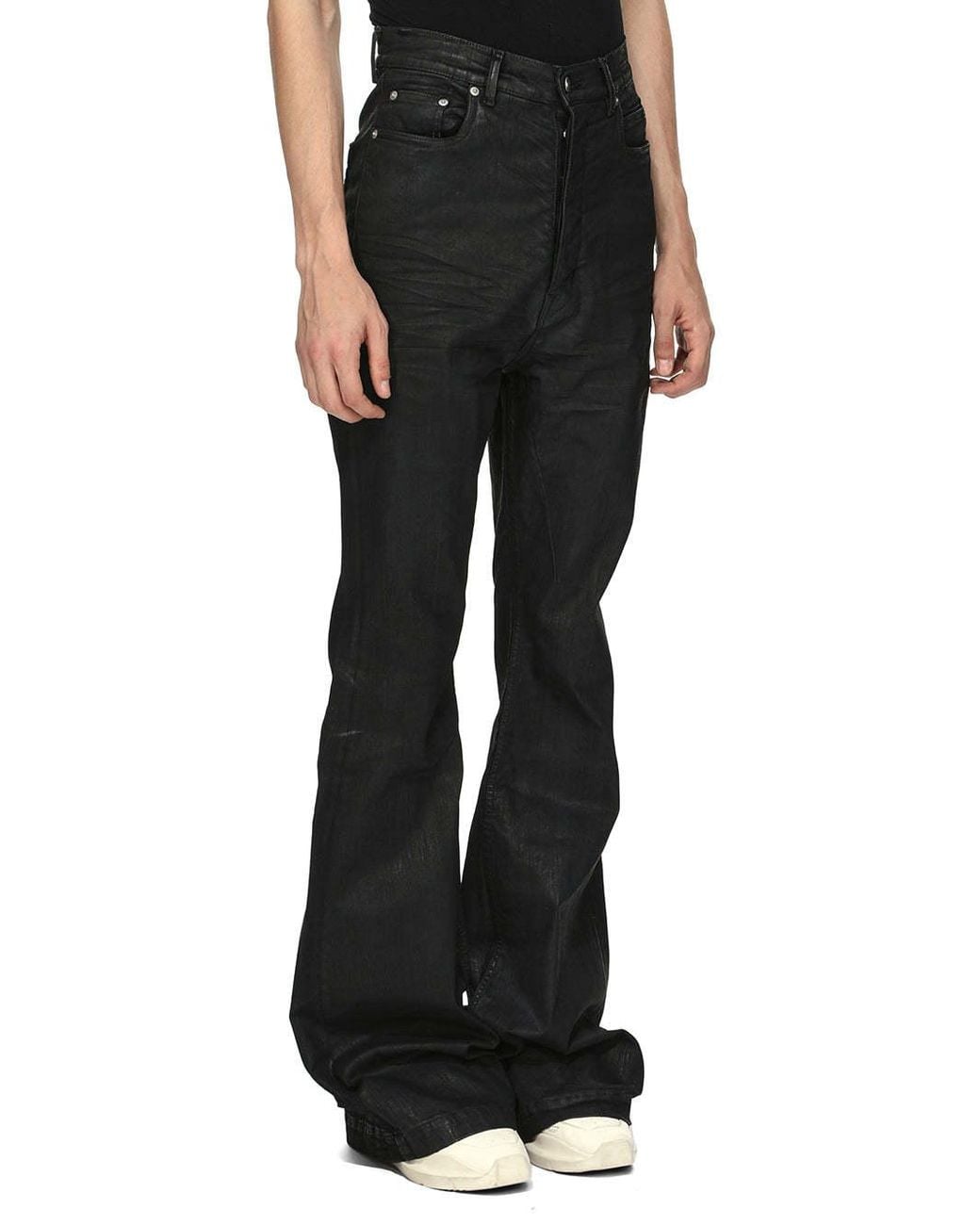 Rick Owens Black Bolan Bootcut Jeans for men