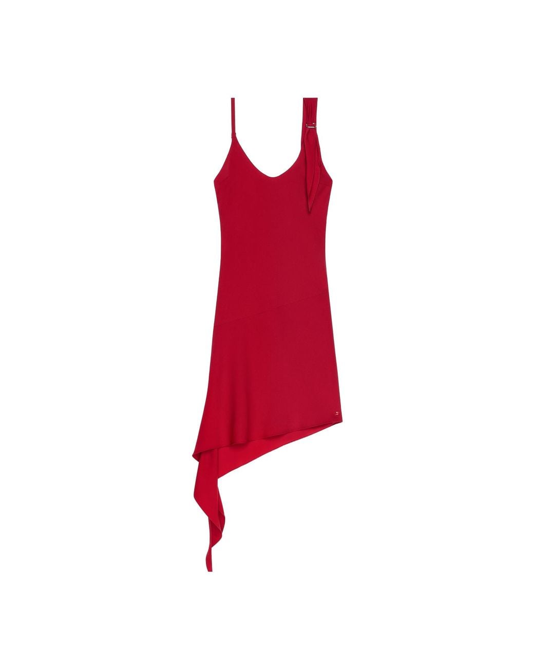 Courreges Red Courrèges Knot Sleeveless Mini Dress