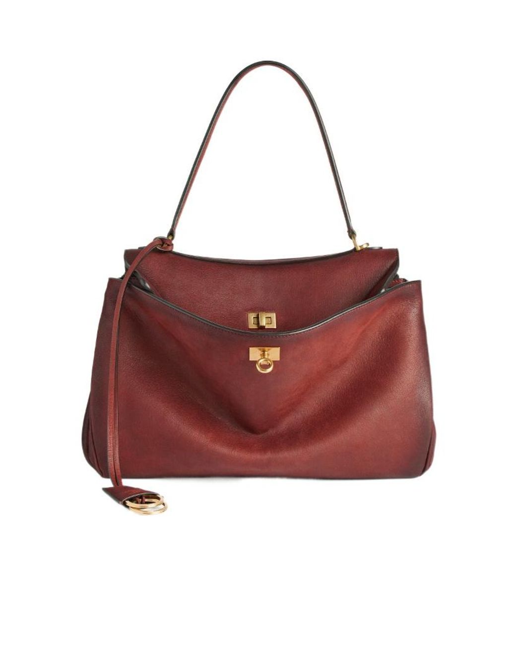 Balenciaga Red Rodeo Handbag Medium