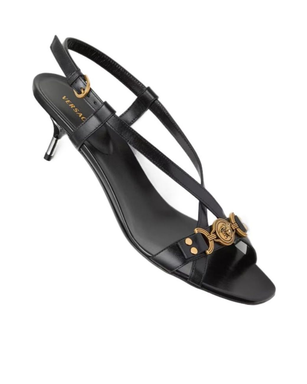 Versace Brown Marisa Heeled Sandals
