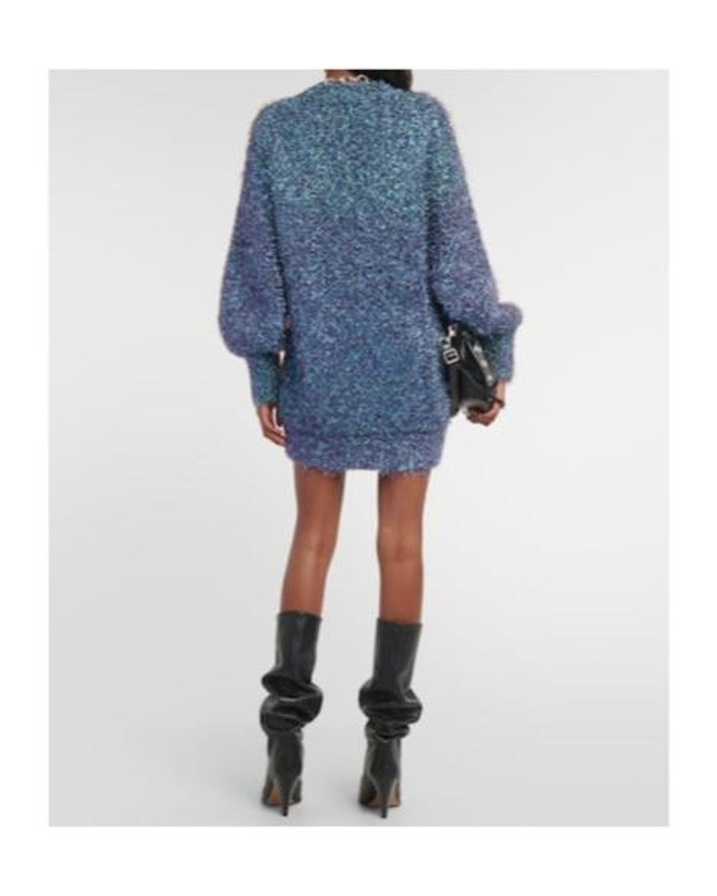 Isabel Marant Blue Wayne Metallic Sweater
