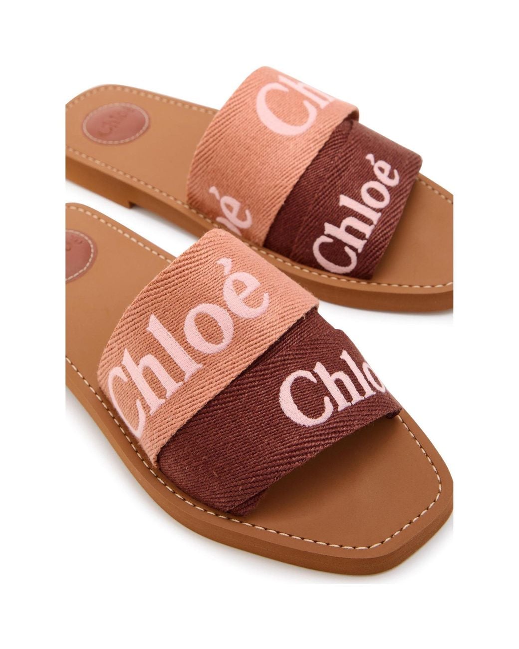 Chloé Brown Lightweight Breathable Slides