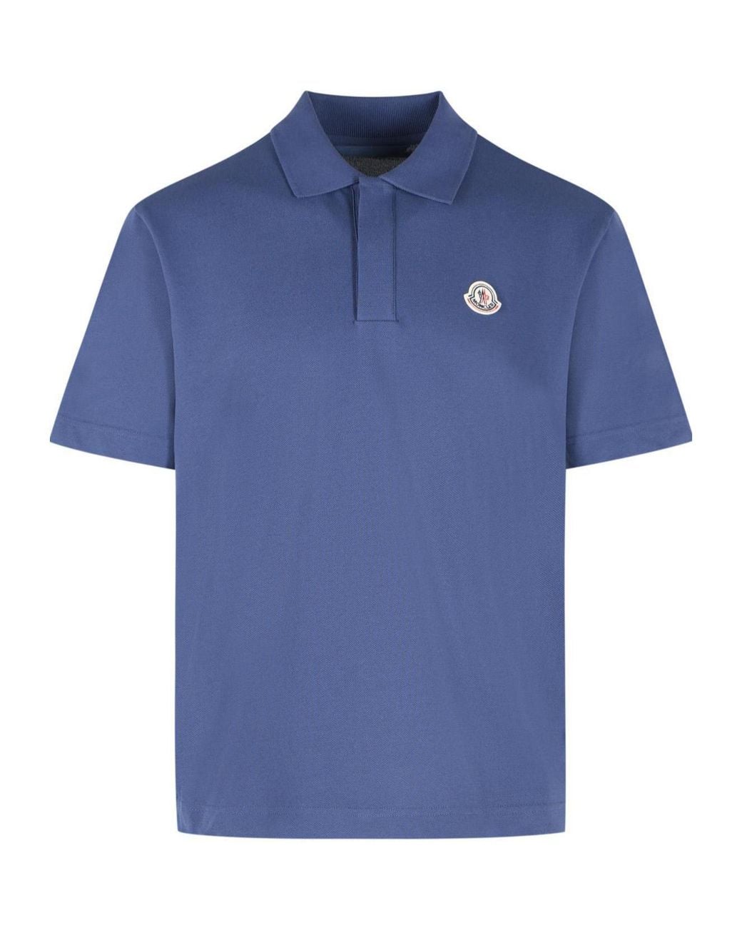 Moncler Blue Polo Shirt for men