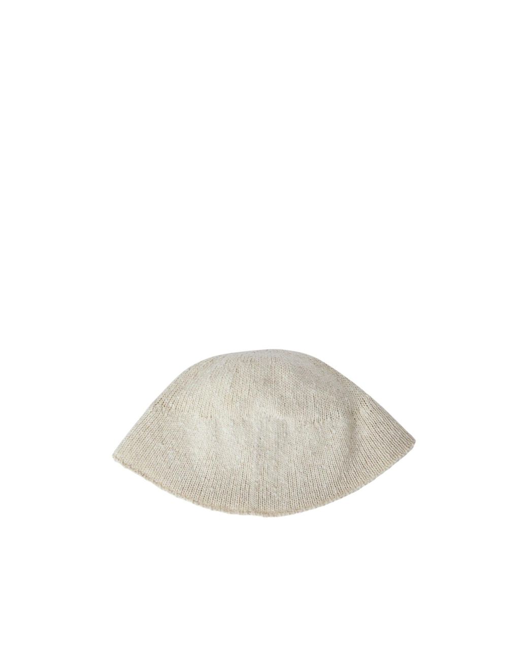 The Row White Knitted Brimless Hat