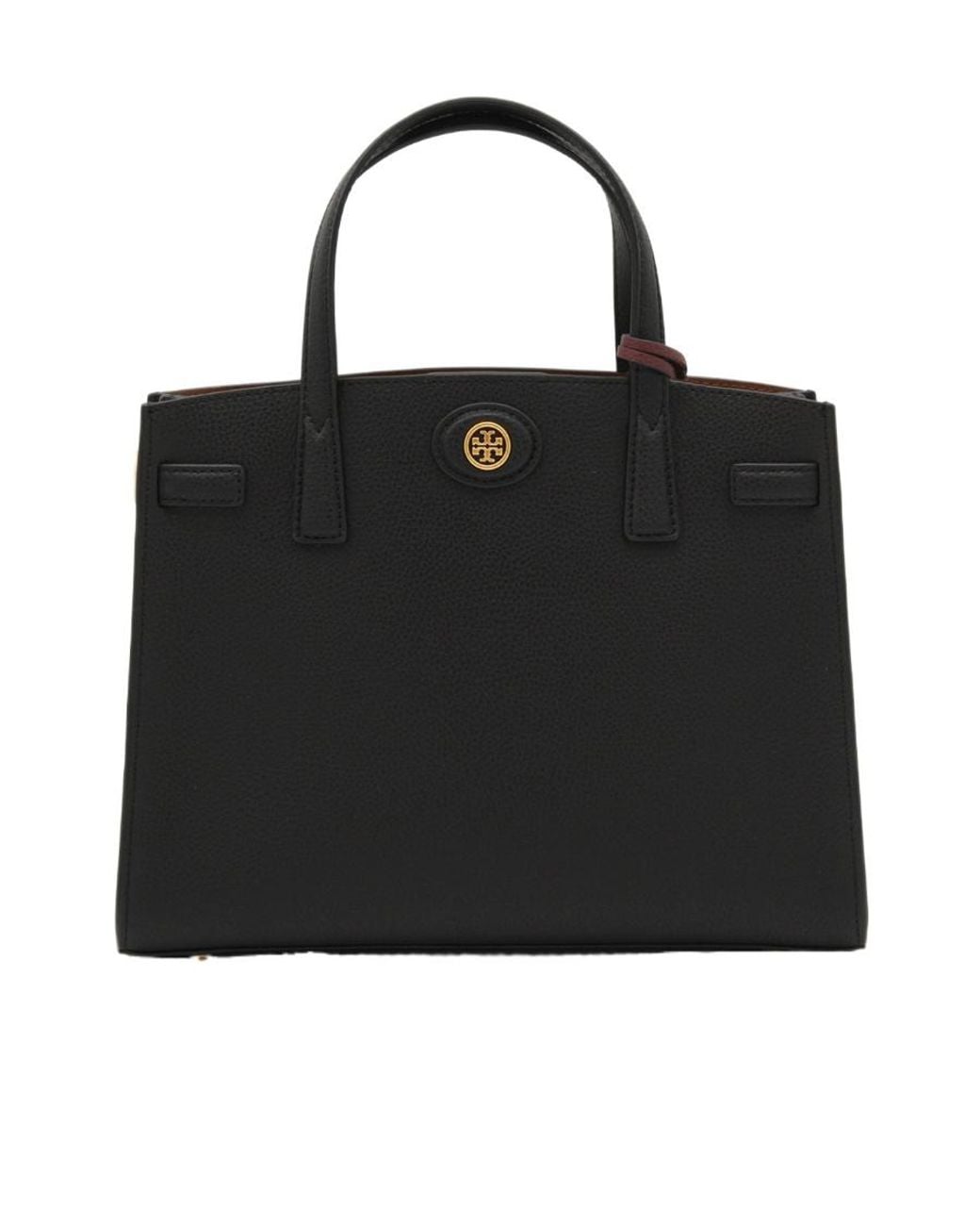 Tory Burch Black Logo Detailed Small Shoulder Bag