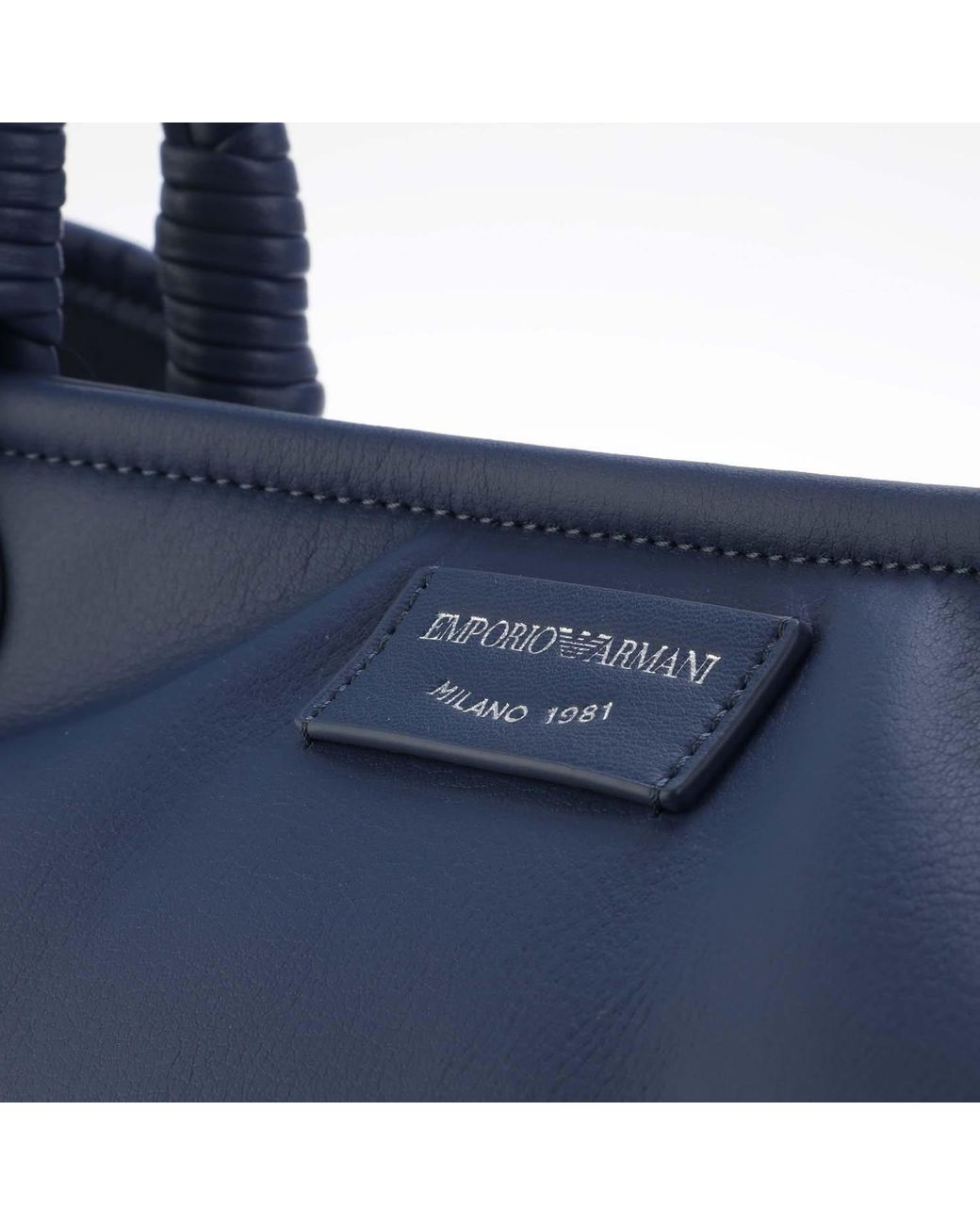 Emporio Armani Blue Shopping Bag