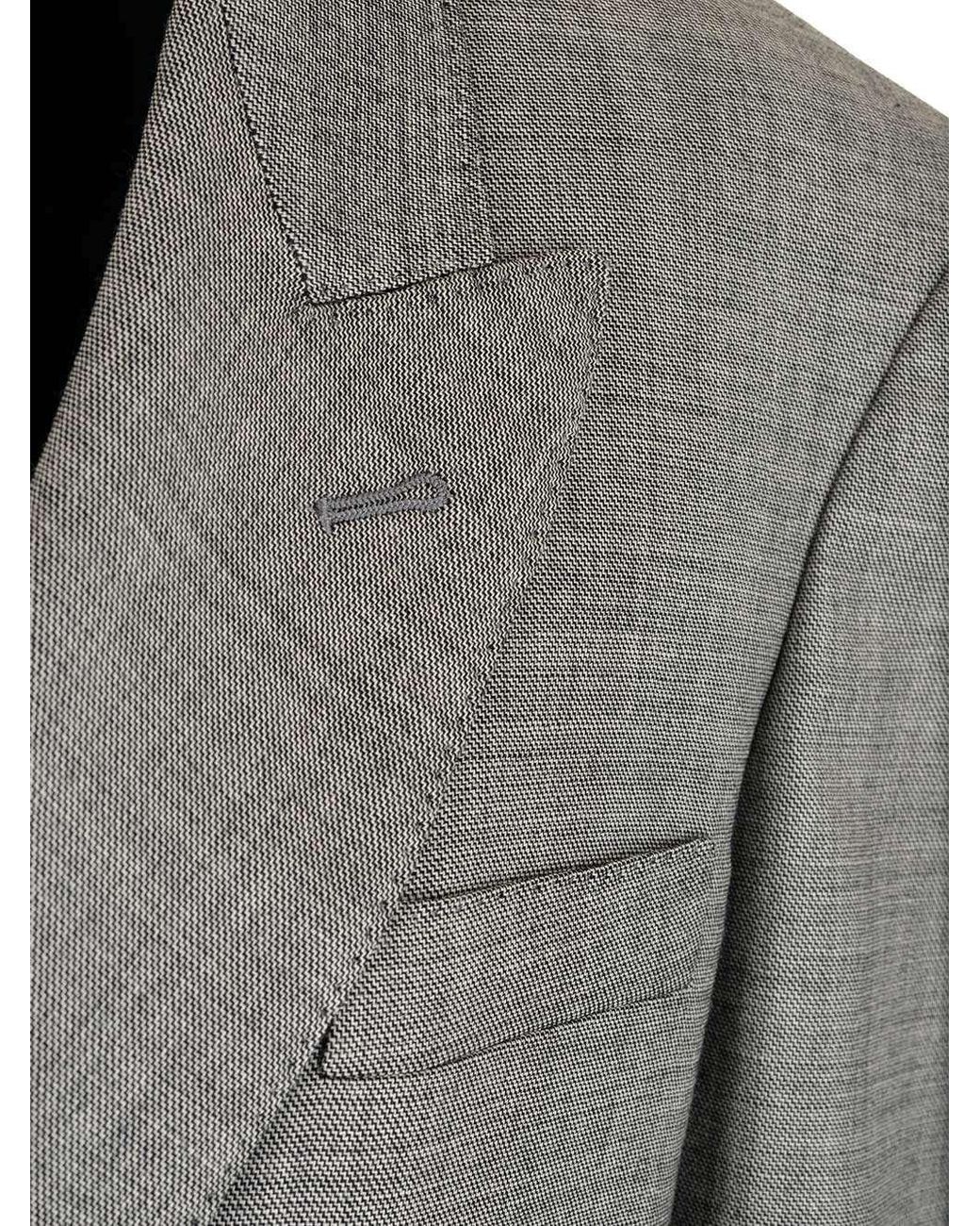 Stella McCartney Gray Double-Breasted Blazer