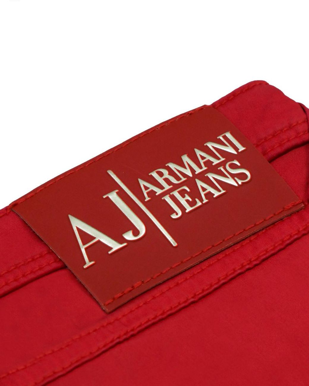 Armani Jeans Red Logo Jeans