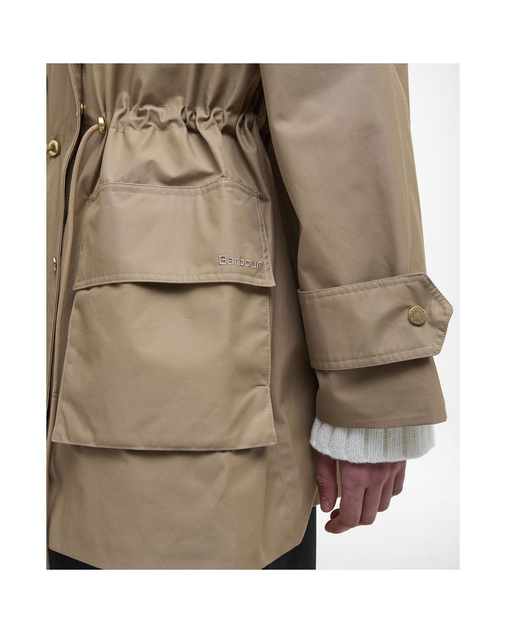Barbour Natural Fallyn Showerproof Rain Anorak
