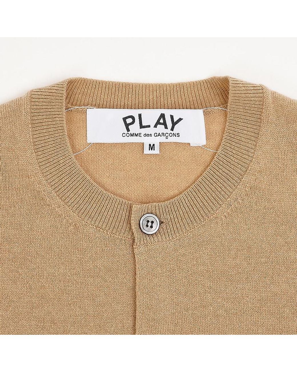 Comme des Garçons Natural Long-Sleeve Cardigan for men