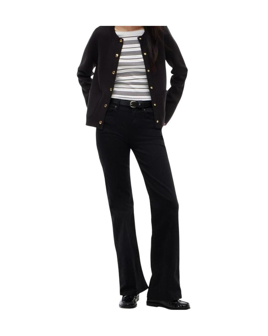 Tommy Hilfiger Black Long-Sleeve Cardigan