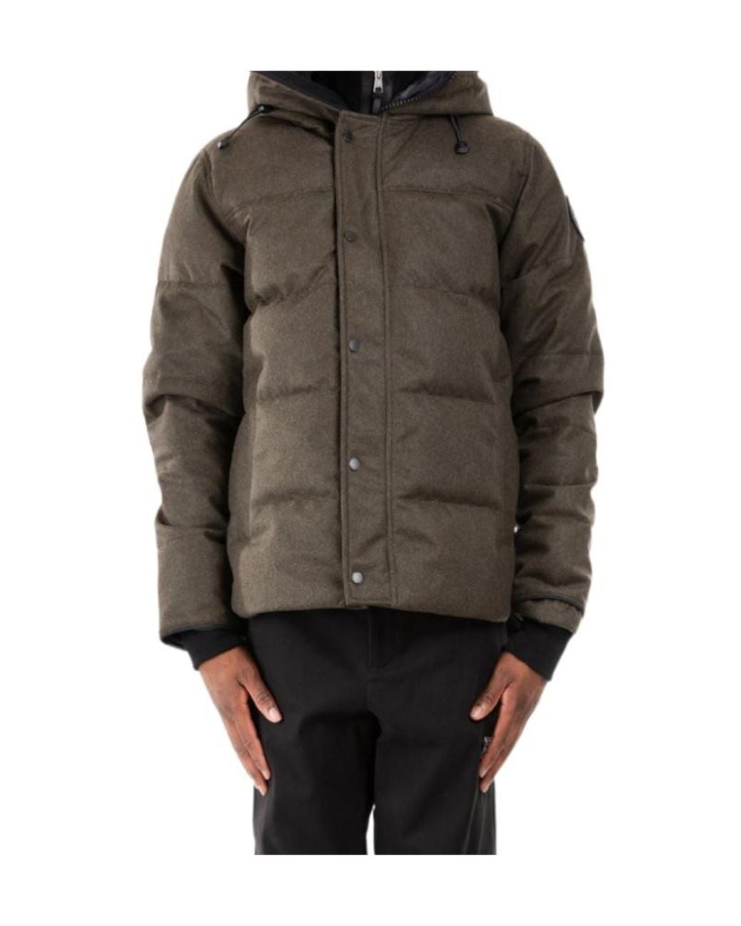 Canada Goose Black Macmillan Hooded Parka for men